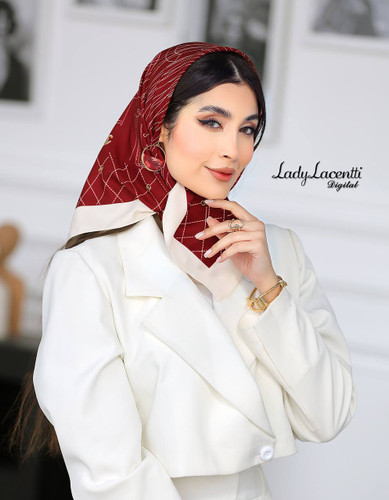 روسری ابریشم تویل