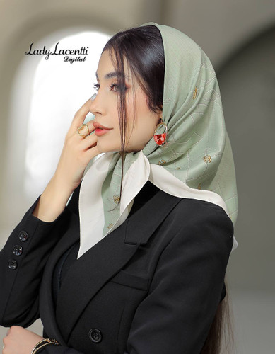 روسری ابریشم تویل سایز ۷۵