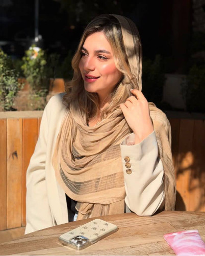 شال ابریشم میله ای وارداتی