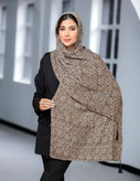 شال نخی اشکی منگوله دار
