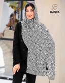 شال نخی اشکی منگوله دار