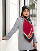 روسری ابریشم تویل قواره ۱۴۰