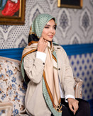 روسری ابریشم تویل قواره ۱۴۰