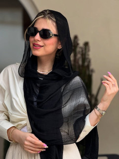 شال حریر میله ای وارداتی