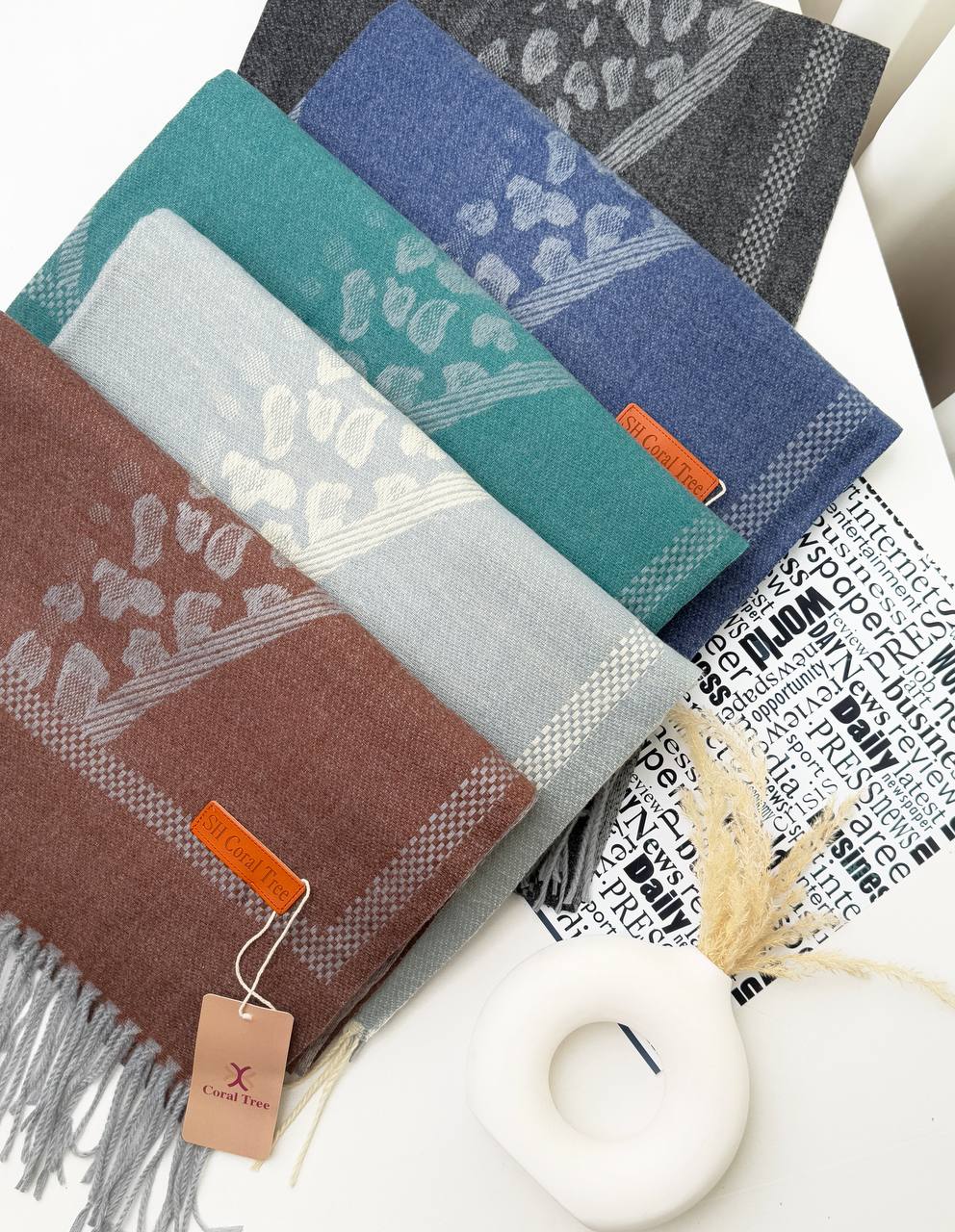 شال موهر ریشه فتیله ای وارداتی