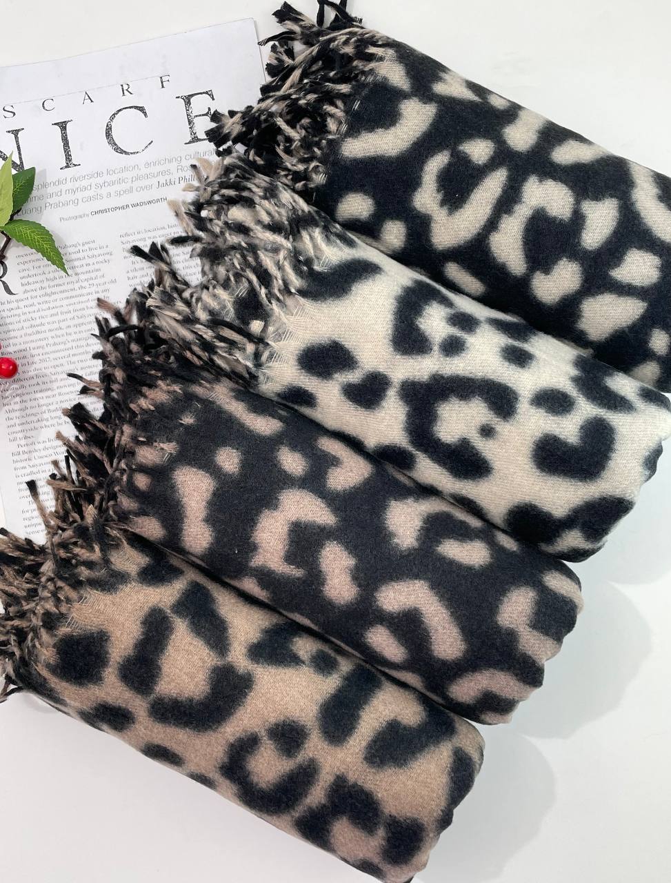 شال موهر پلنگی وارداتی