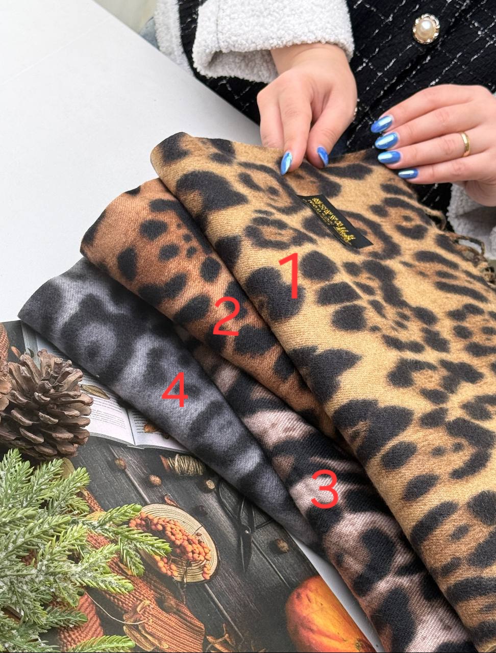 شال موهر پلنگی وارداتی