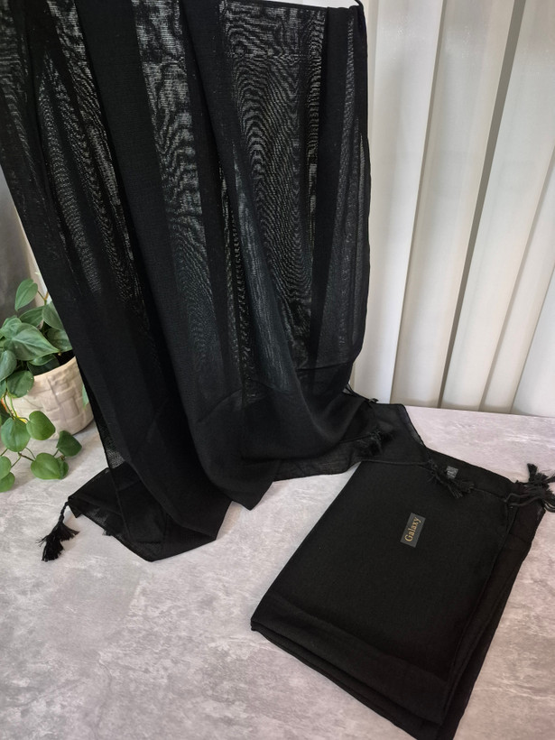 شال مشکی درجه یک گلکسی وارداتی