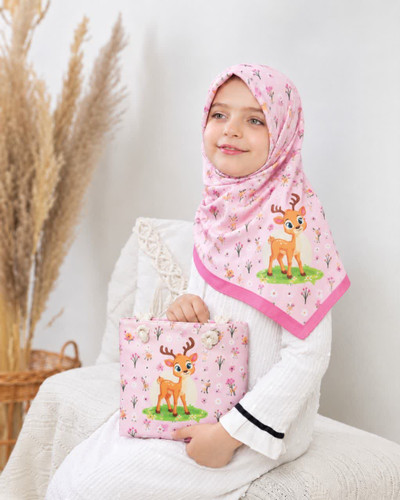 ست کیف و روسری دخترانه درجه یک