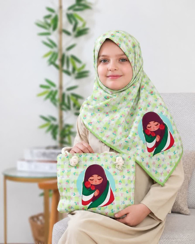 ست کیف و روسری دخترانه درجه یک