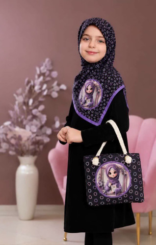 ست کیف و روسری دخترانه درجه یک