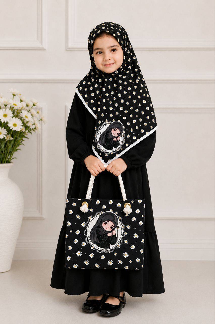 ست کیف و روسری دخترانه درجه یک